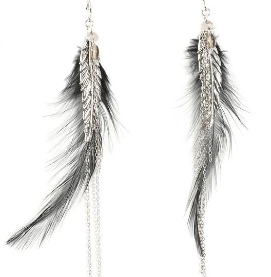 feather earrings