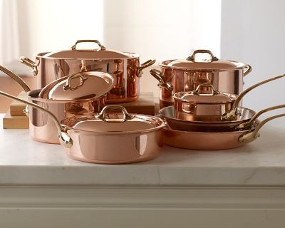 William Sonoma copper pots