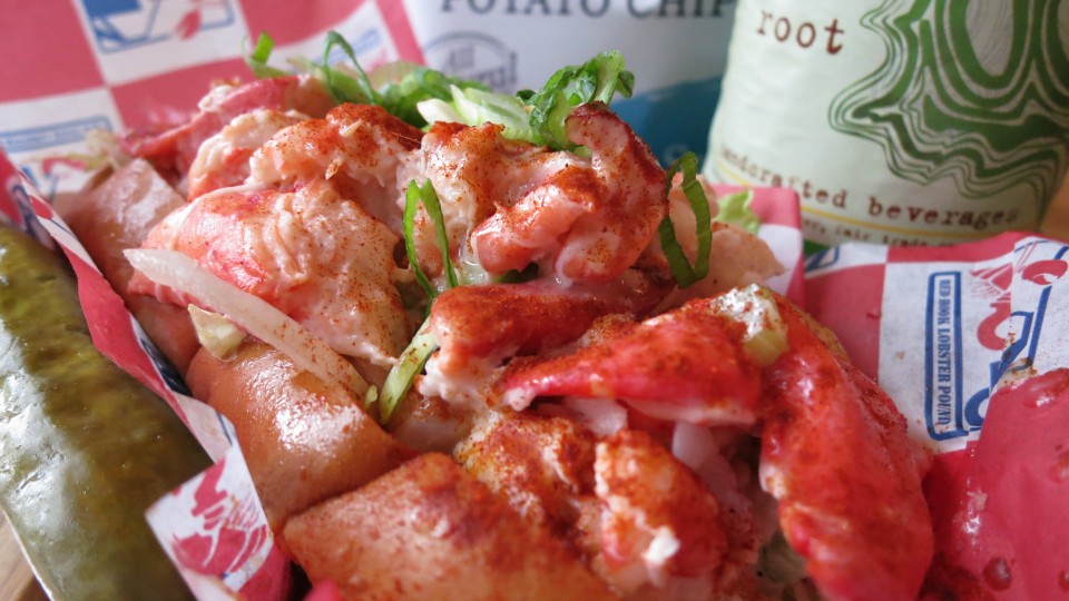 Lobster Roll Chips Soda Pickle
