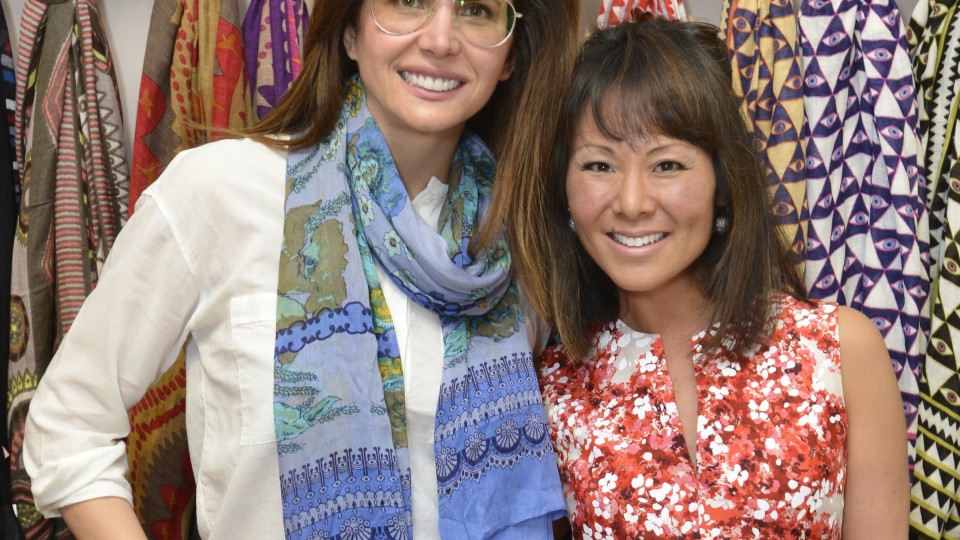 Desiree Gruber and Alina Cho