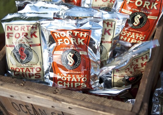 Wedding Welcome Bags with North Fork Potato Chips