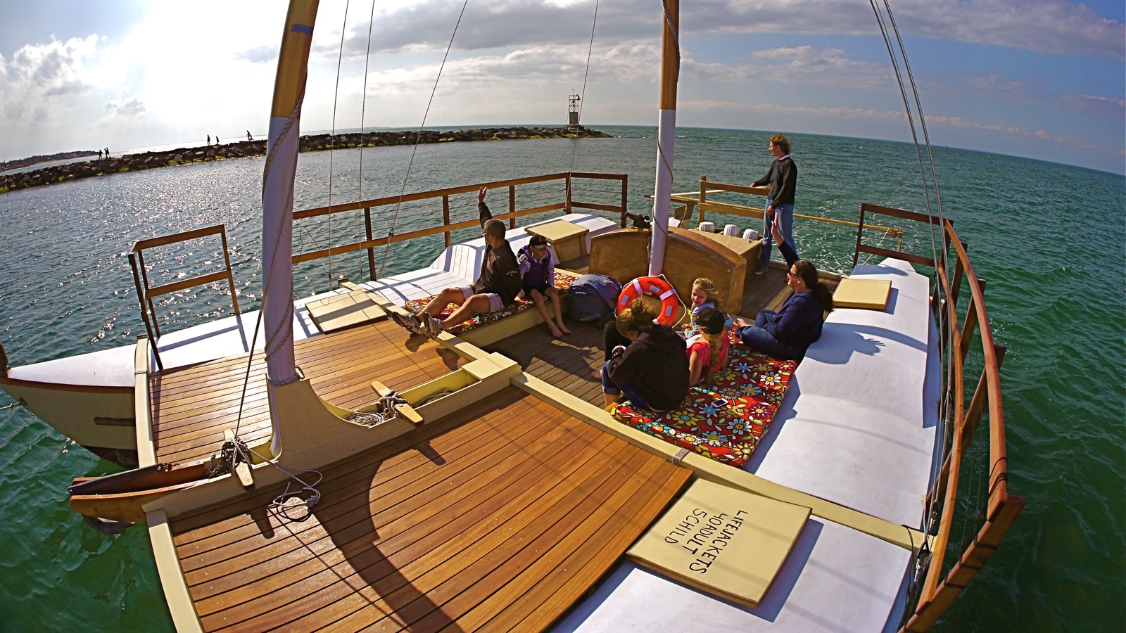 Sailing Montauk, Sailing Montauk's Catamaran Mon Tiki KDHamptons