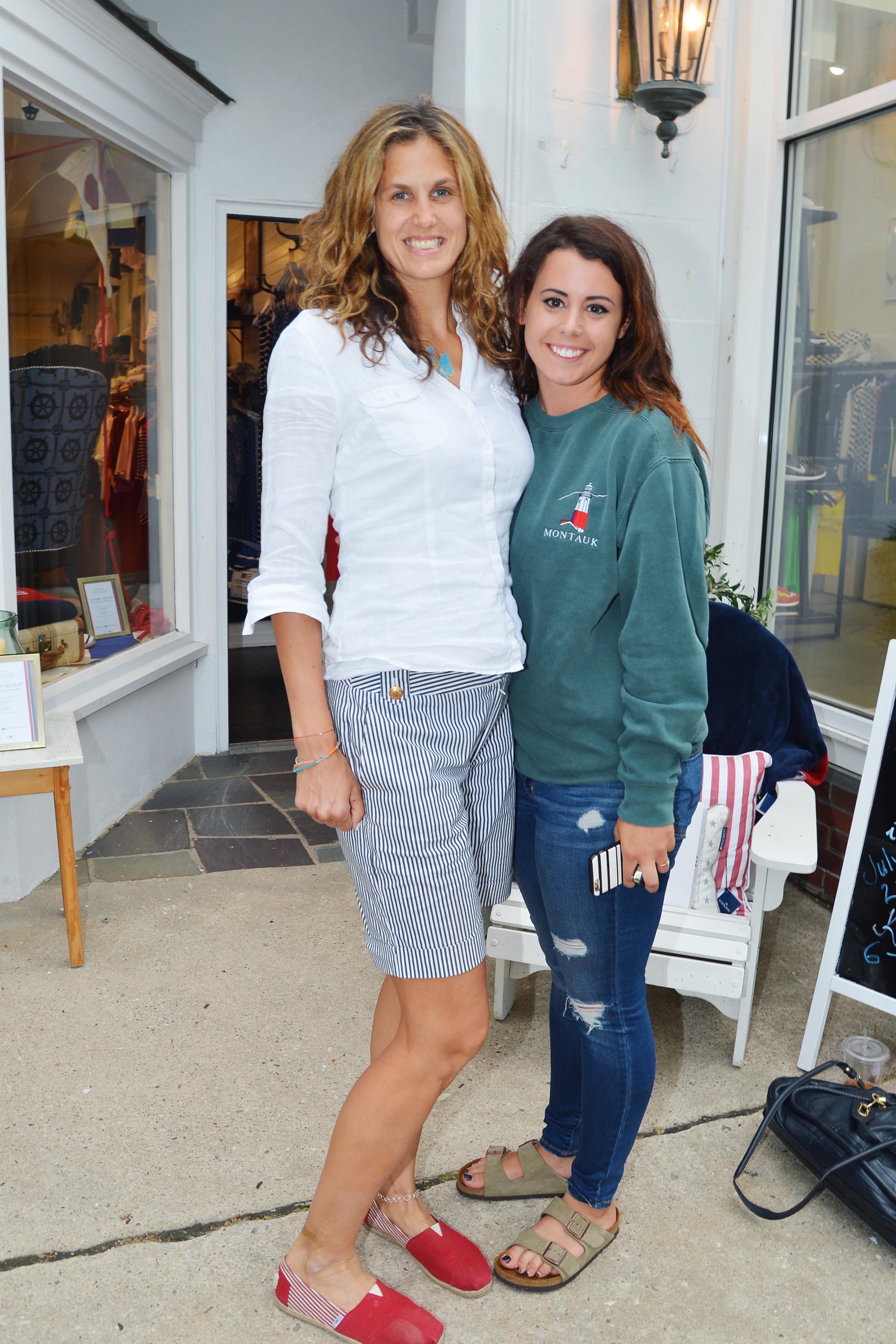 Leah Lese, Claire deFranchisci== KRISTINA LINDHE, Creative Director and Founder of LEXINGTON CLOTHING COMPANY and Interior Designer ANTHONY BARRATA Kickoff Their Interior  Designer Collaboration ANCHORS AWAY== Lexington Clothing Company, 46 Main Street, Southampton, NY== July 2, 2015== ©Patrick McMullan== Photo - PATRICK MCMULLAN/PatrickMcMullan.com== ==