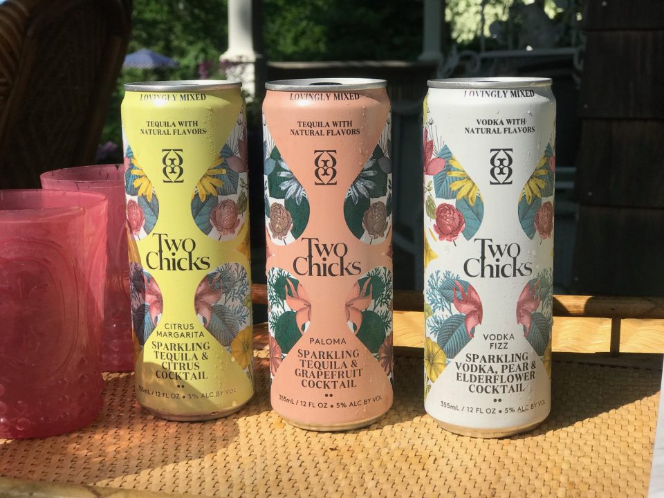 New Hamptons Sipping Sensation Two Chicks Sparkling Cocktails