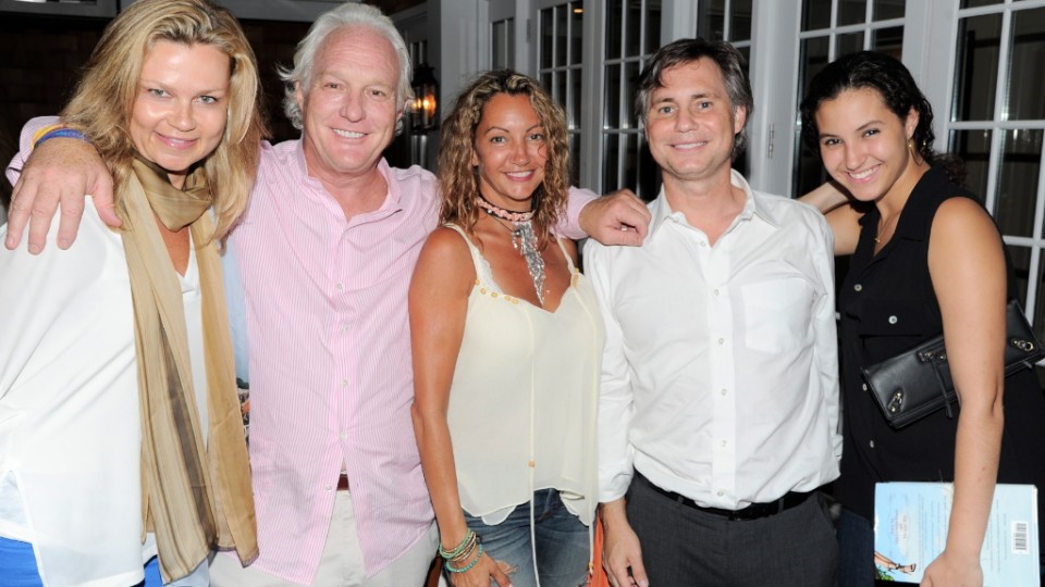 Christopher Burch, Rita Schrager, Jason Binn and Sophia Schrager at Gigi Grazer's THE AFTER WIFE book party hosted by Christopher Burch